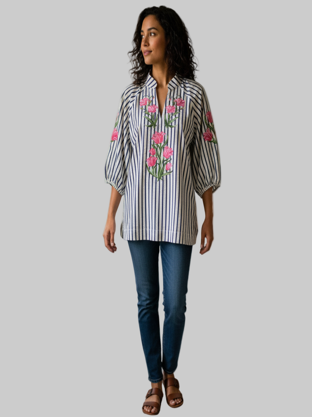 Floral Sailing Blouse
