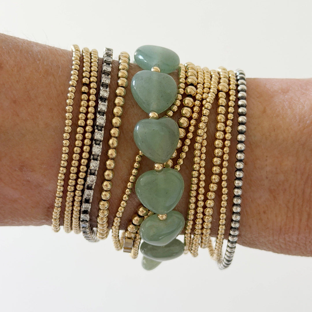 Maizy Heart Bracelets, Spring