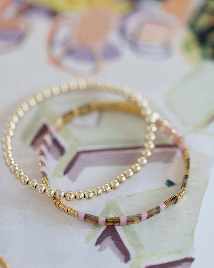 Orchid Tila Bracelet
