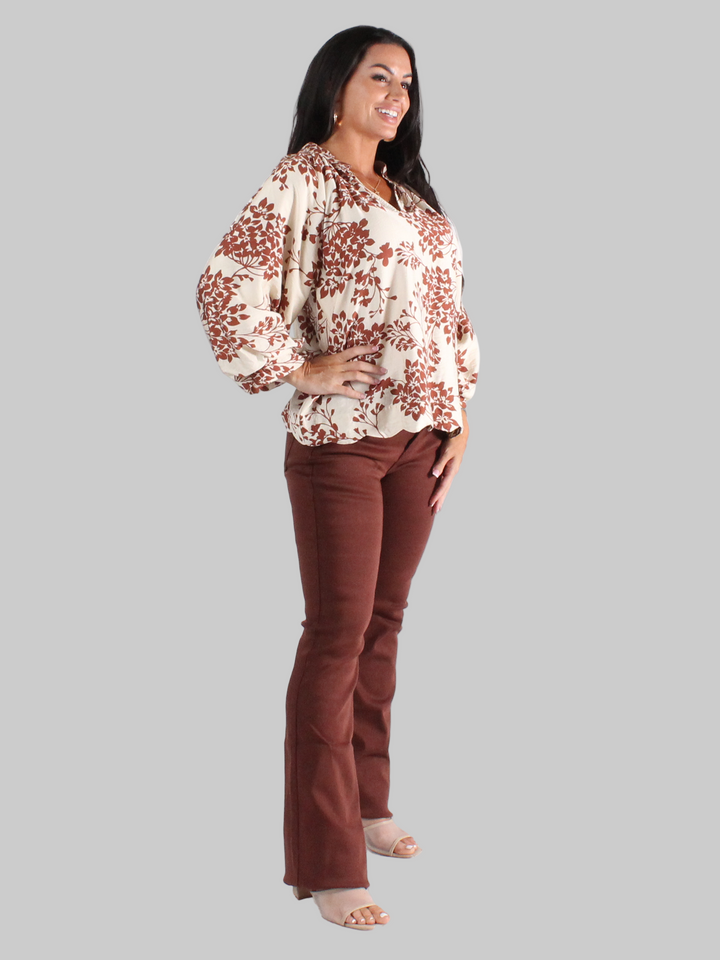 Raglan Puff Top