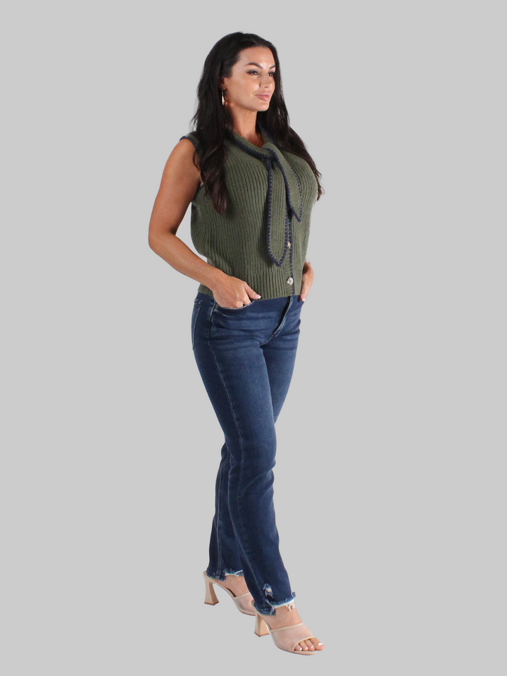 Tie Knit Vest