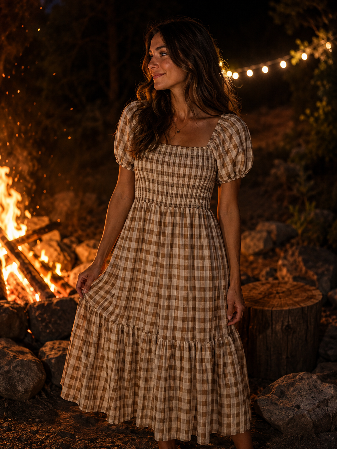 Kathy Dress Cream