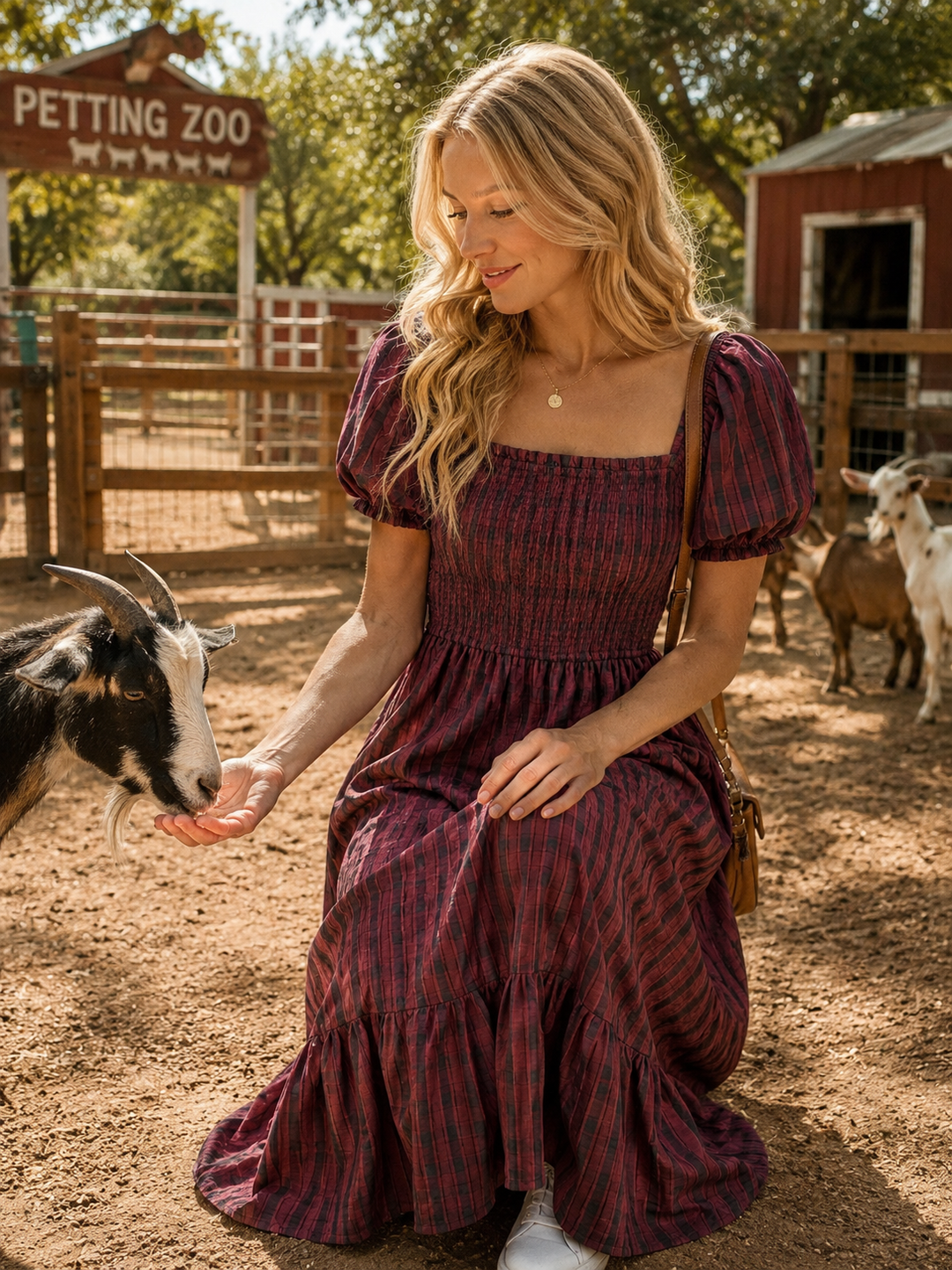 Kathy Dress Burgandy