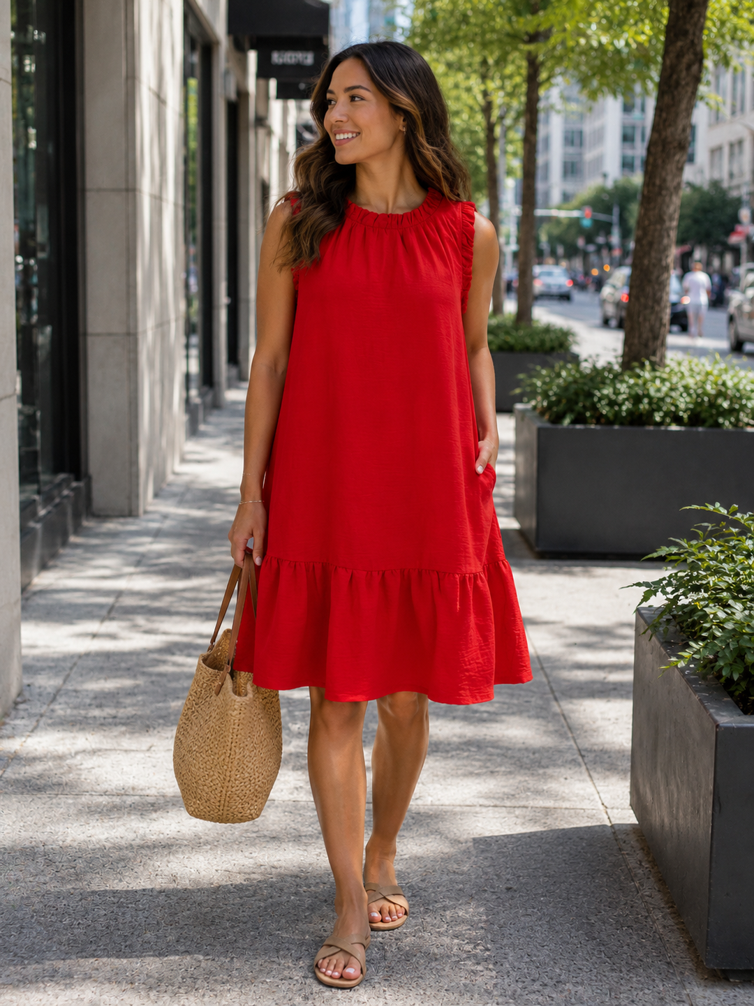 Giselle Dress Red