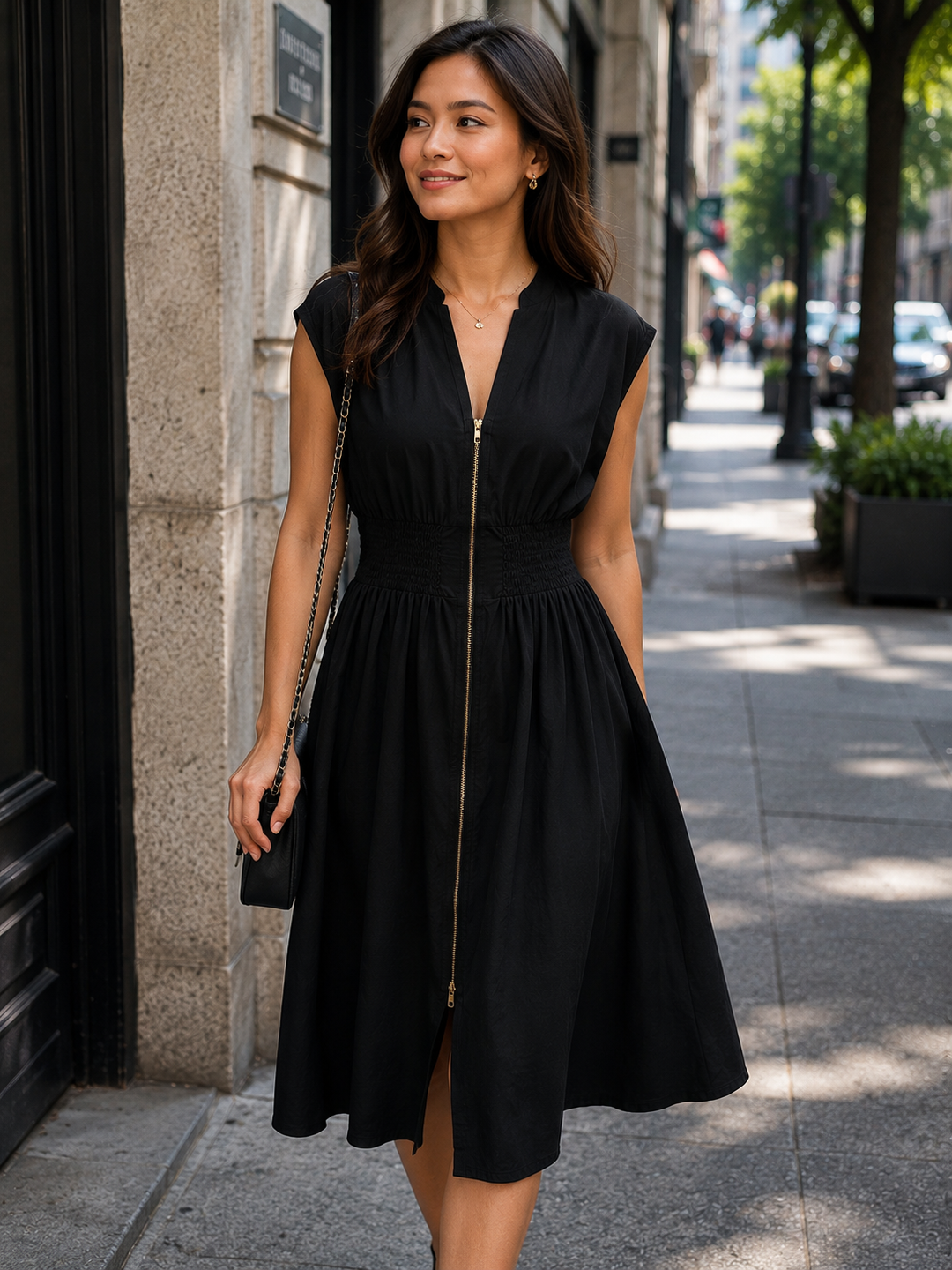 Queenie Dress Black