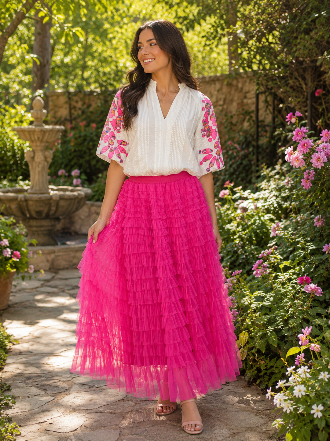 Clarissa Skirt Pink