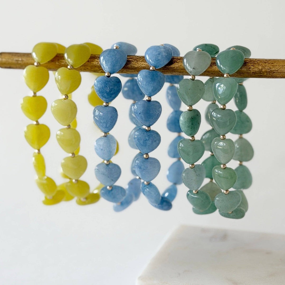 Maizy Heart Bracelets, Spring