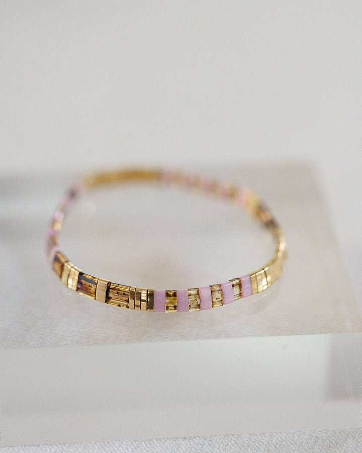 Orchid Tila Bracelet
