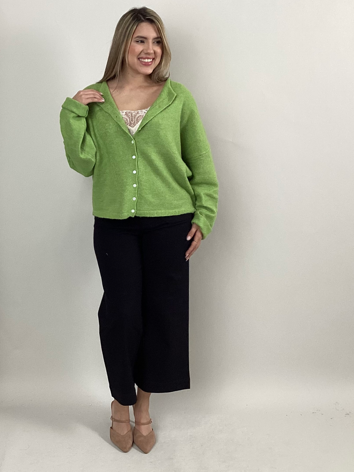 Avocado Cardigan