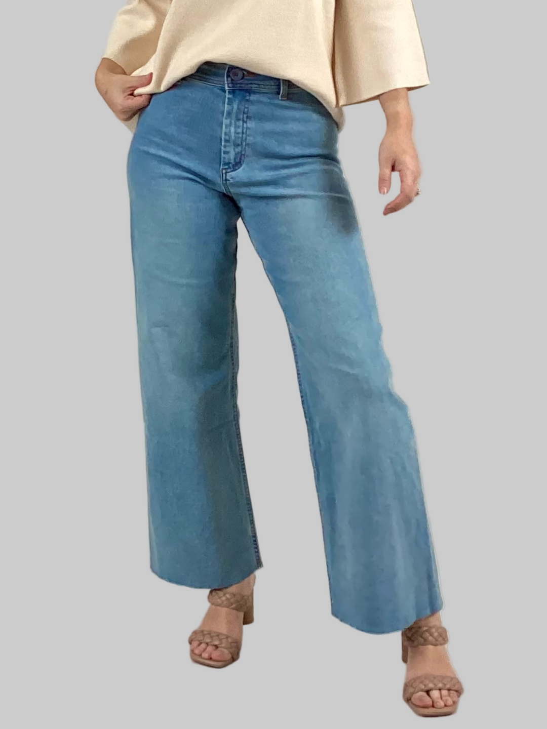 Wide Leg Denim Pant