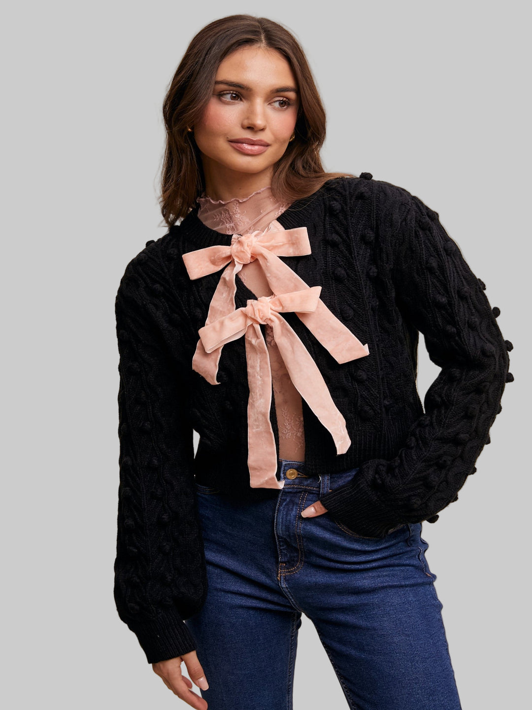 Bow Close Cardigan