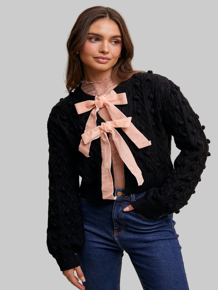 Bow Close Cardigan