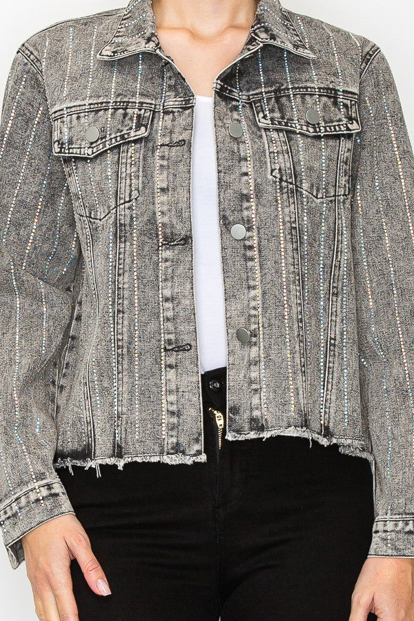 Sparkle Denim Jkt