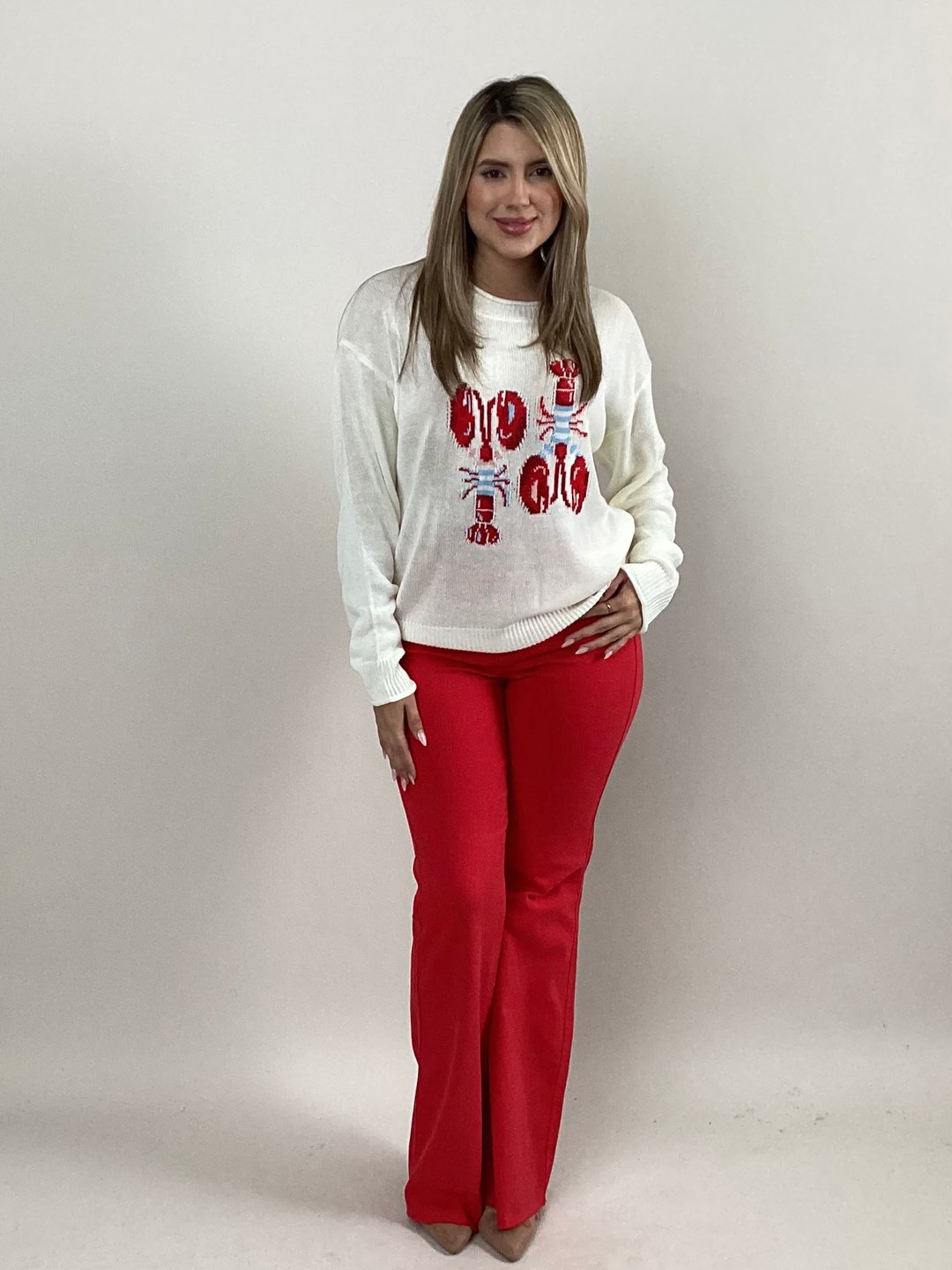 Lobster Baby Sweater