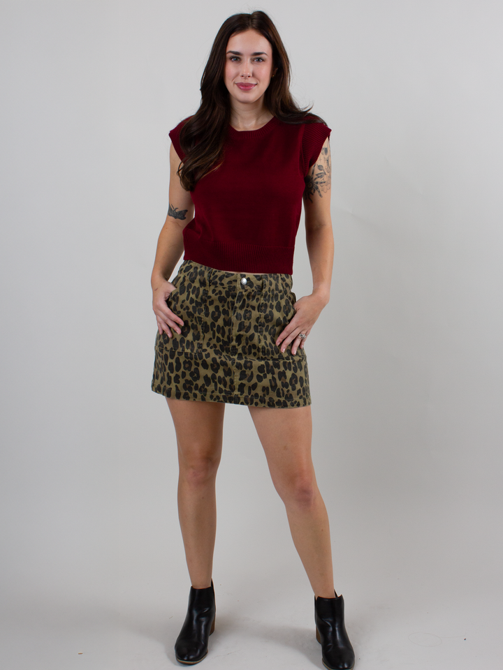 Leo Cargo Mini Skirt