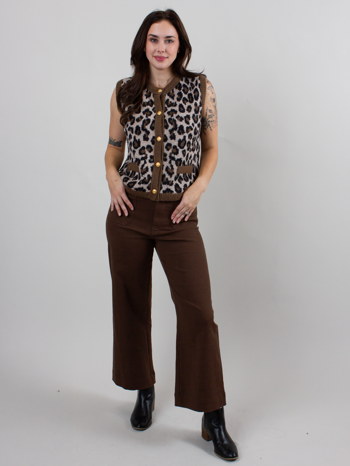 Animal Print Vest