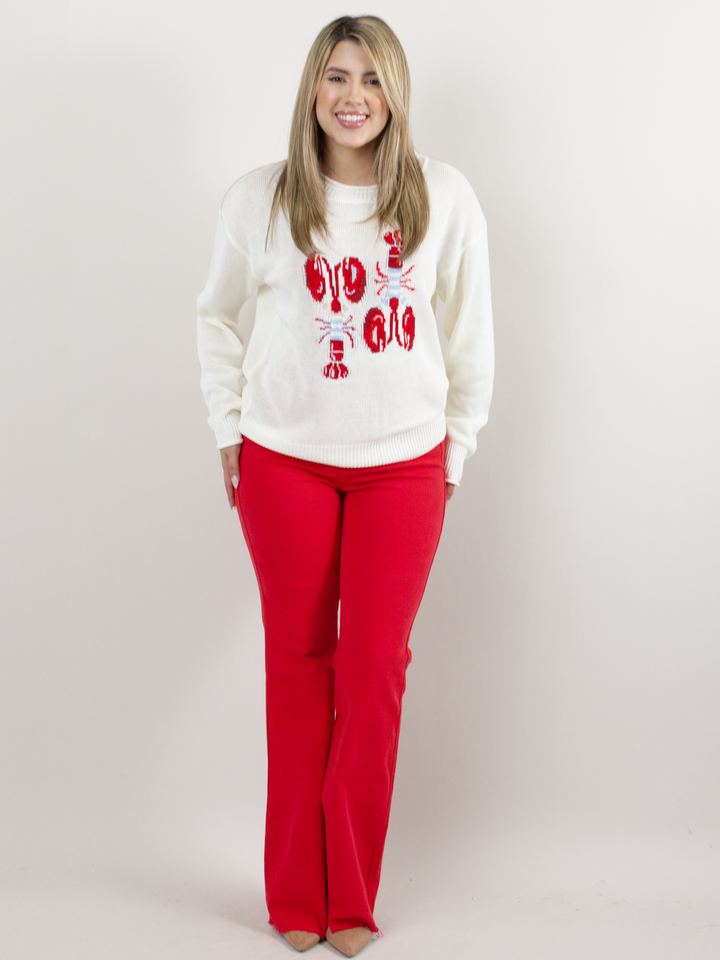 Lobster Baby Sweater