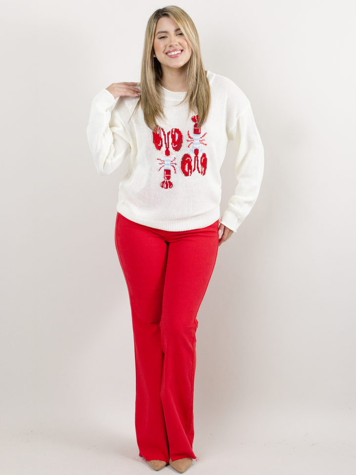 Lobster Baby Sweater