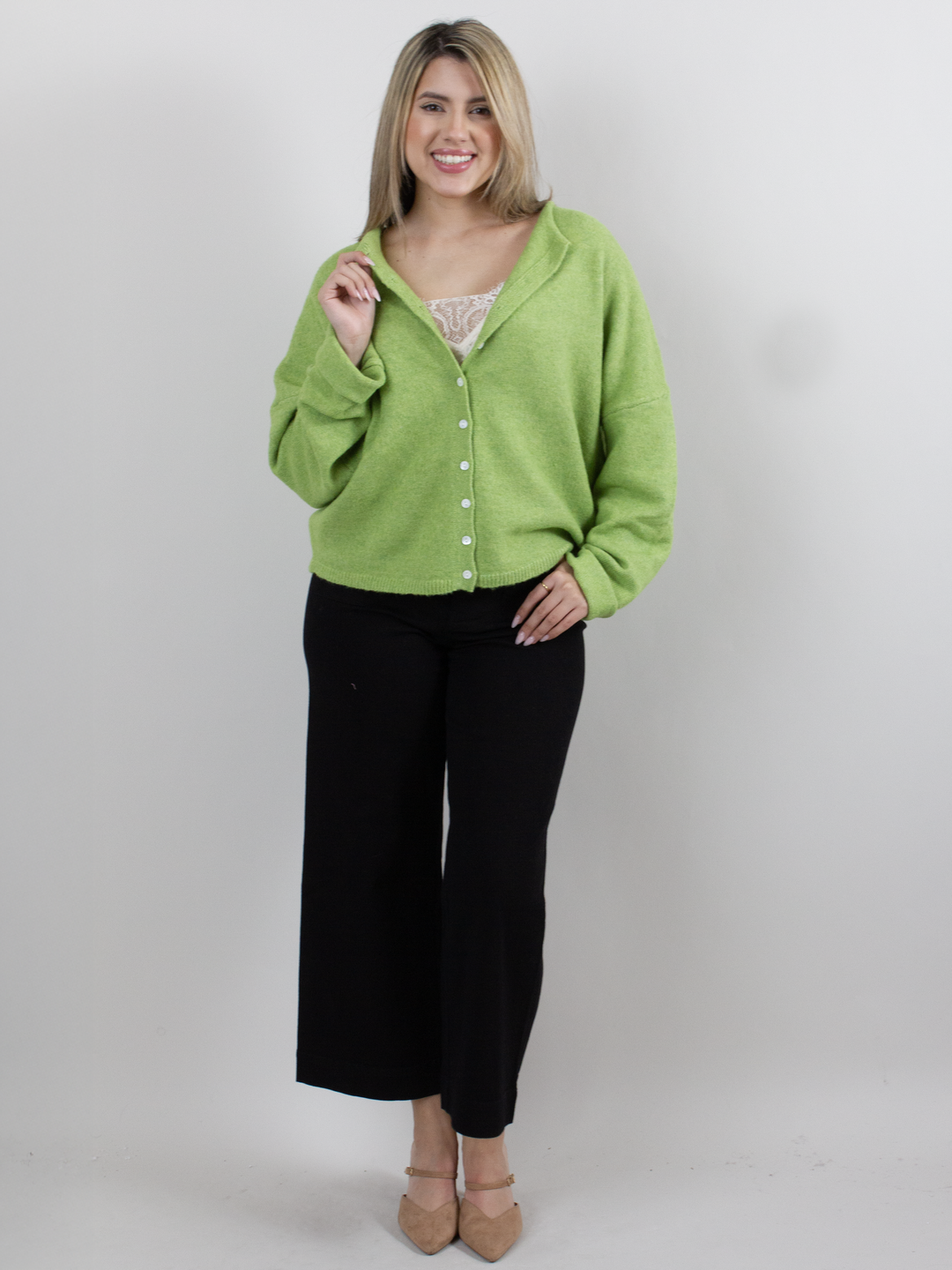 Avocado Cardigan