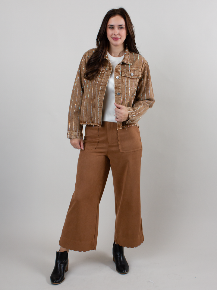 Sparkle Denim Jkt
