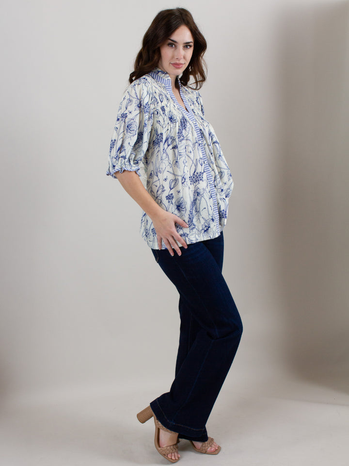 Louise Button Blouse