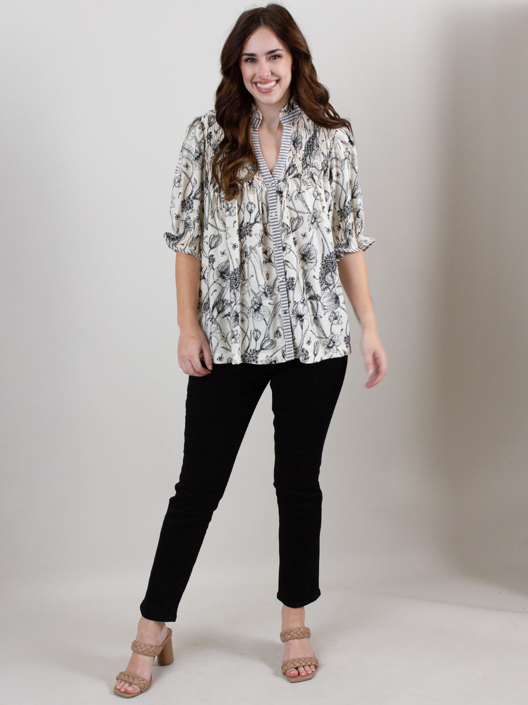 Louise Button Blouse