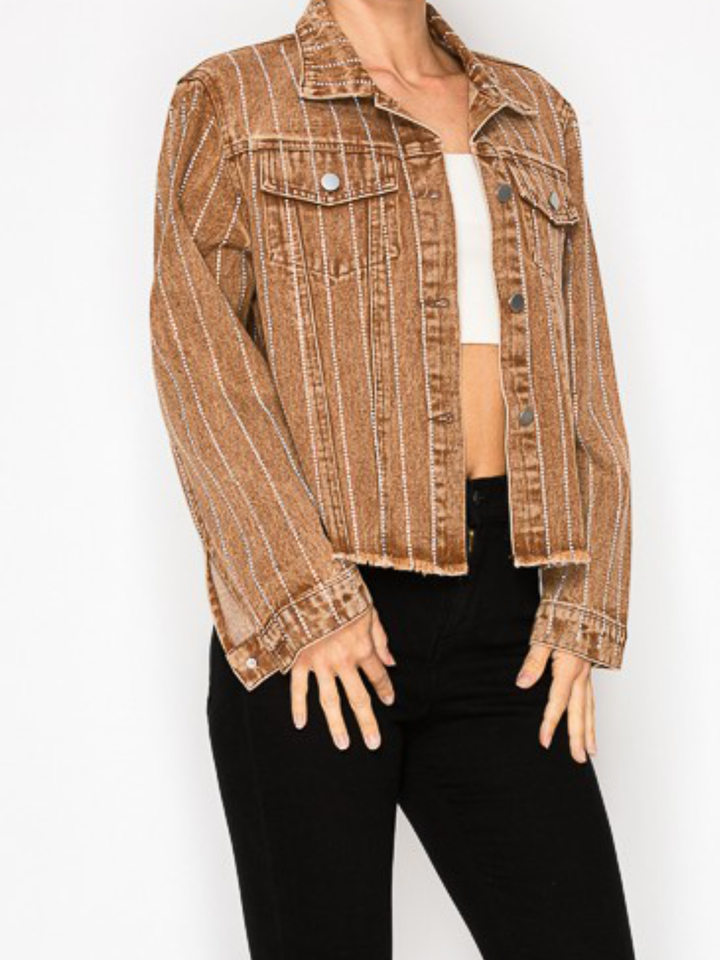 Sparkle Denim Jkt
