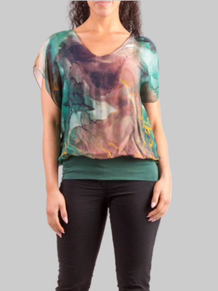 Storm Print Top